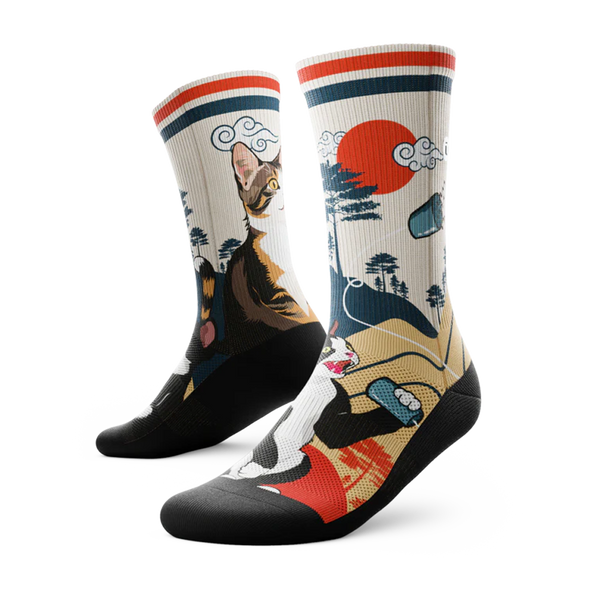 Outway Meow Crew Socks