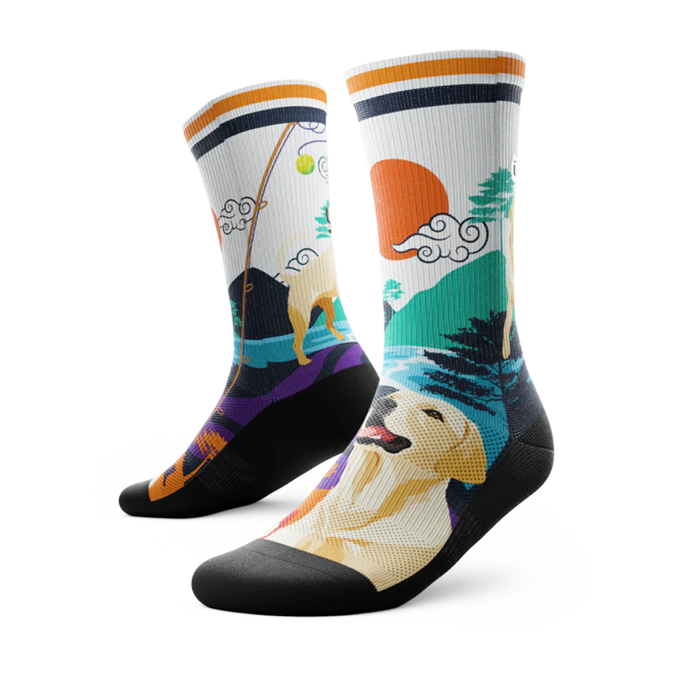 Outway Yellow Lab Crew Socks Main image