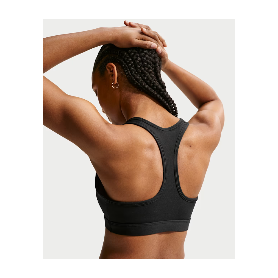 Nike Women's Swoosh Medium-Support Padded Sports Bra Black
