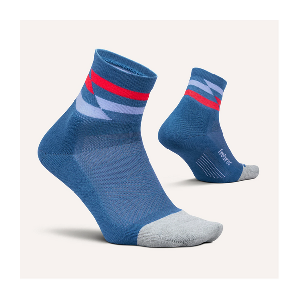 Feetures ELITE Light Cushion Quarter Blue Track