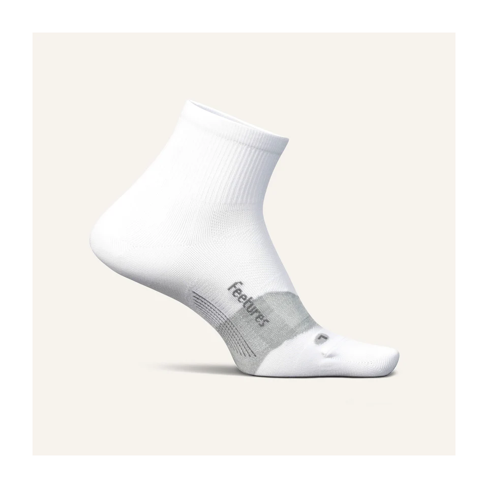 Feetures ELITE Ultra Light Quarter White