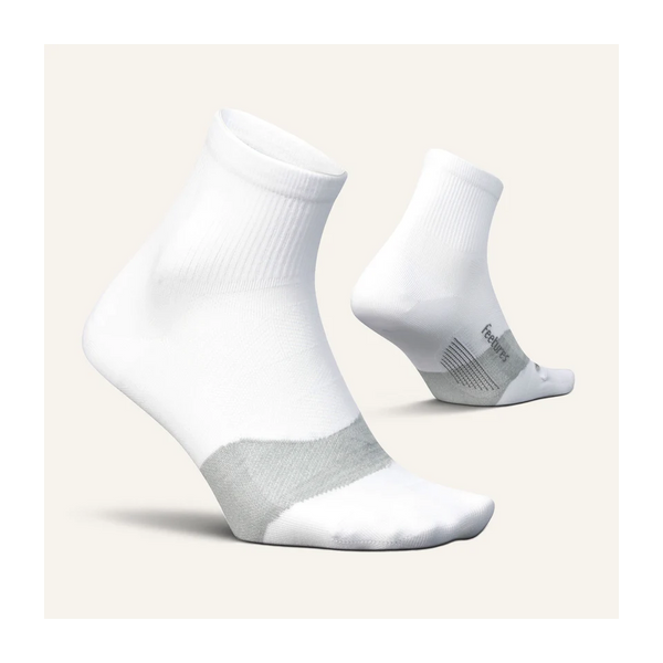 Feetures ELITE Ultra Light Quarter White