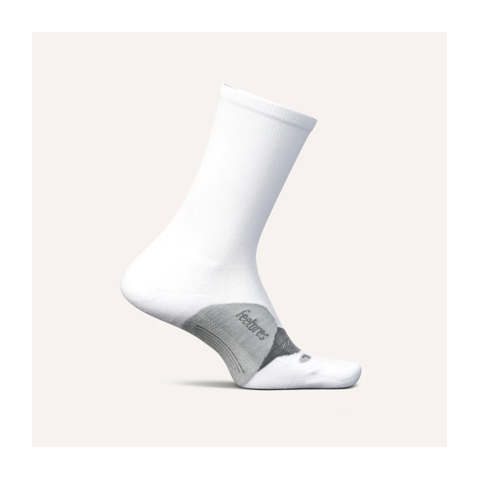Feetures ELITE Light Cushion Mini Crew White