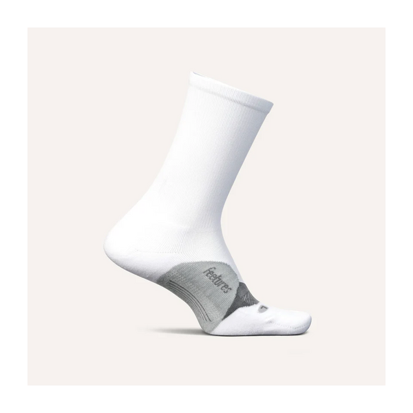 Feetures ELITE Light Cushion Mini Crew White