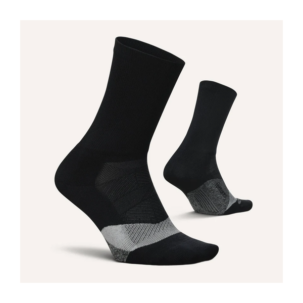 Feetures ELITE Light Cushion Mini Crew Black