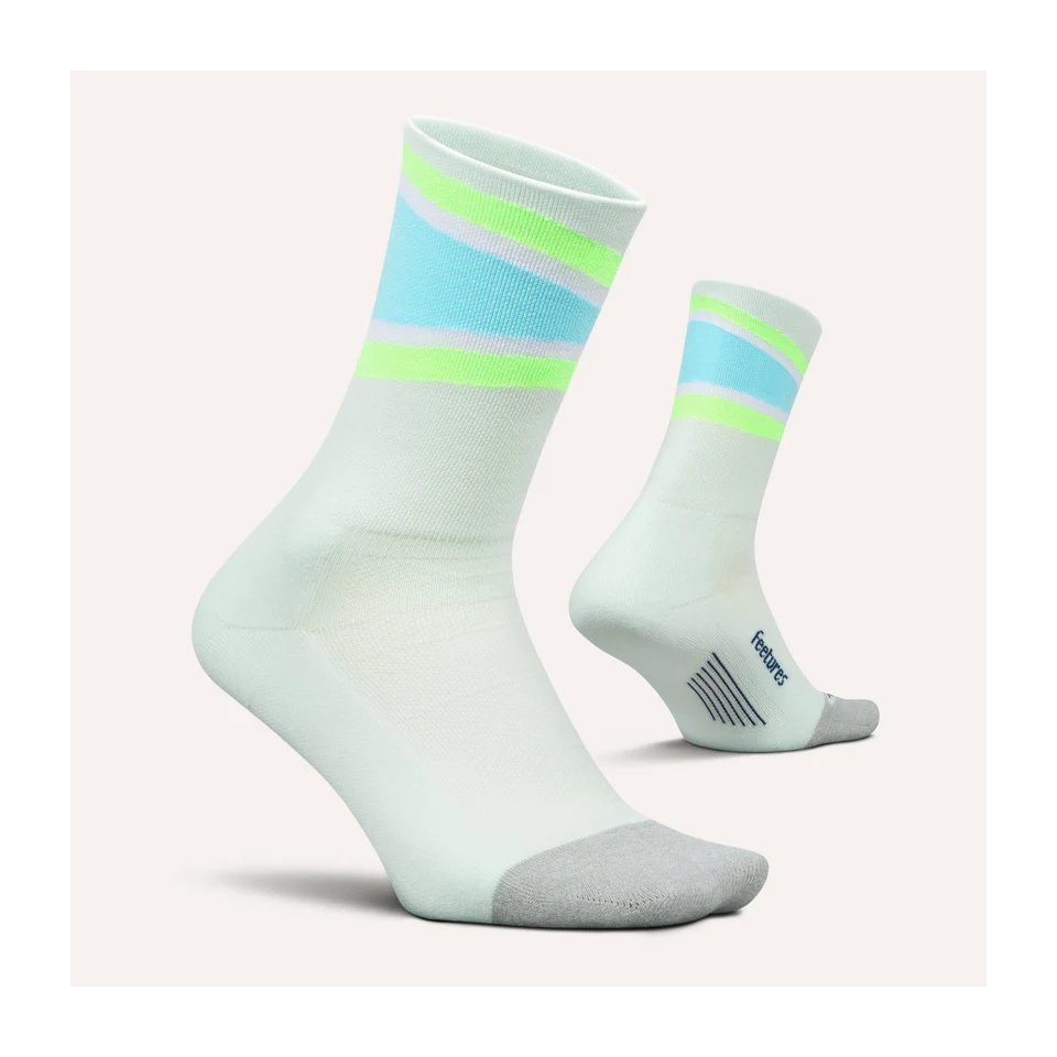 Feetures ELITE Light Cushion Mini Crew Mint Bounce