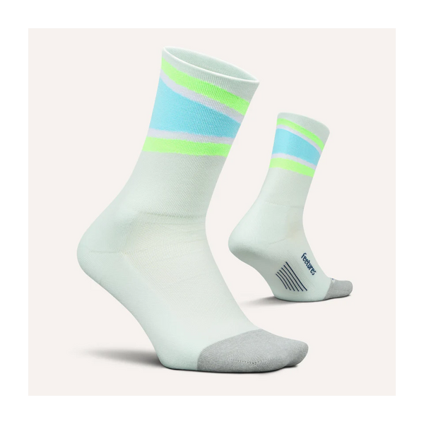Feetures ELITE Light Cushion Mini Crew Mint Bounce