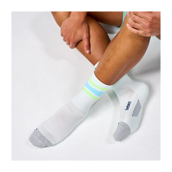 Feetures ELITE Light Cushion Mini Crew Mint Bounce