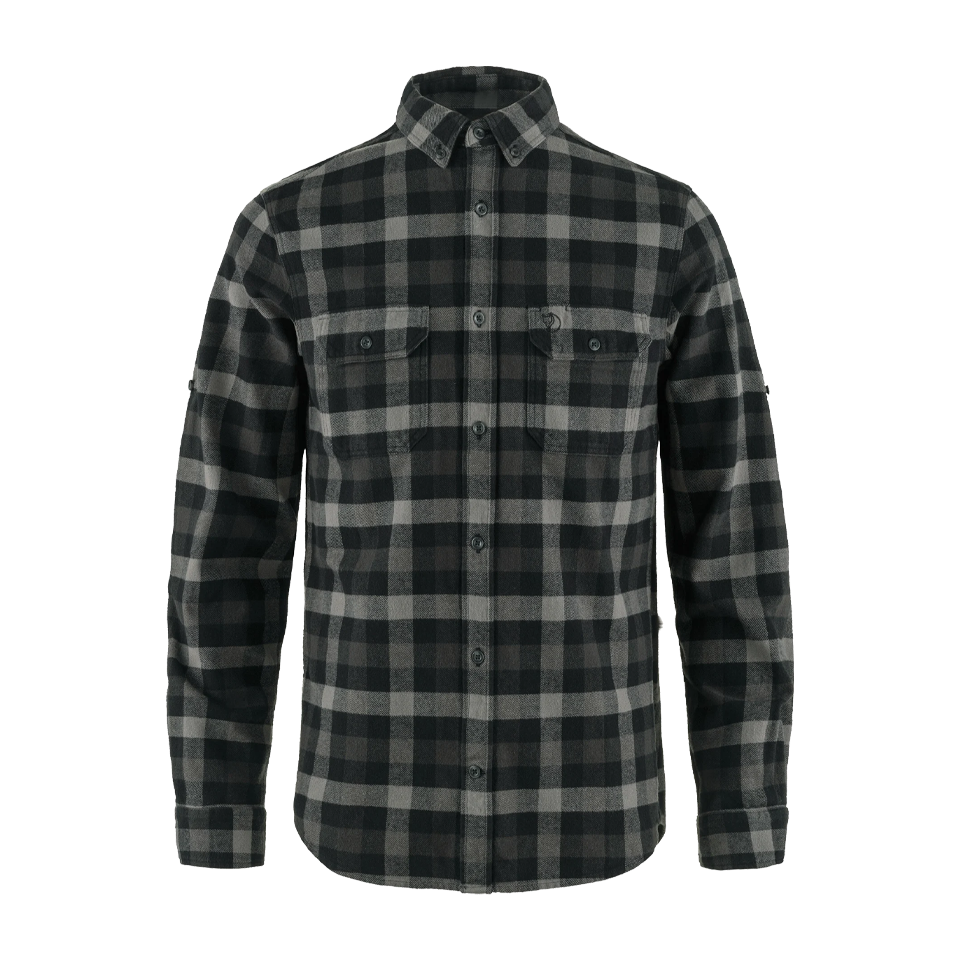 Fjällräven Men's Skog Slim Shirt Black/Grey Main image