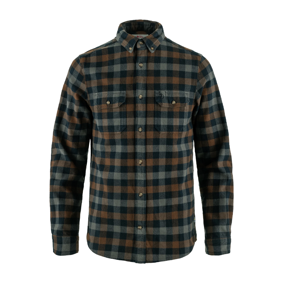 Fjällräven Men's Skog Slim Shirt Dark Navy/Dark Oak Main image