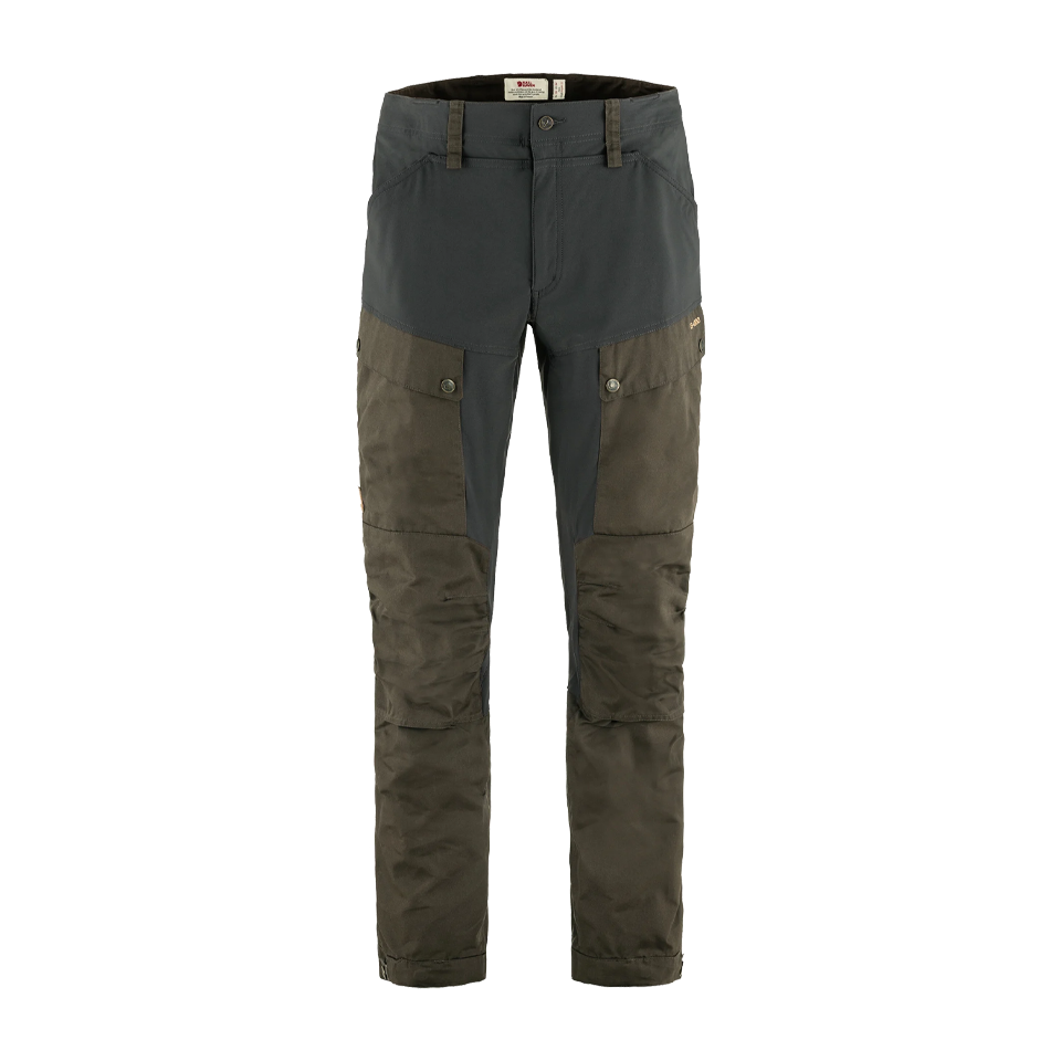 Fjällräven Men's Keb Trousers Dark Olive - Dark Grey