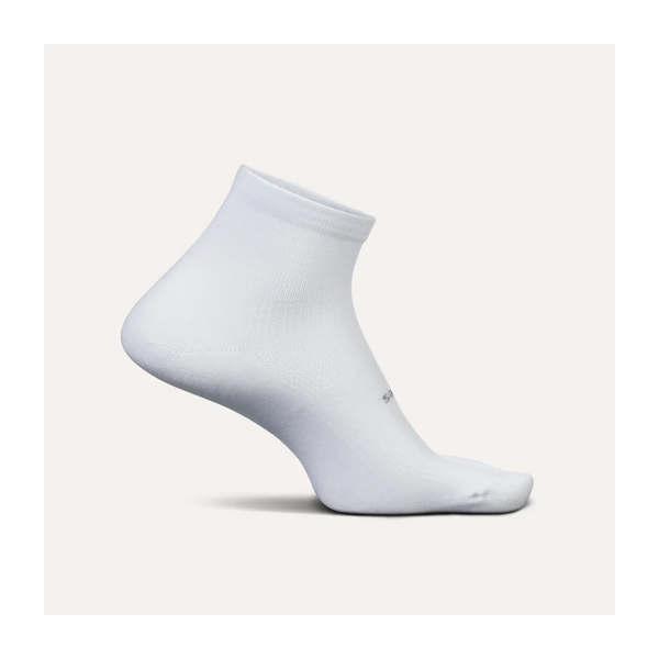 Feetures HIGH PERFORMANCE Ultra Light Quarter White