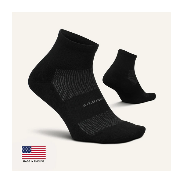 Feetures HIGH PERFORMANCE Ultra Light Quarter Black