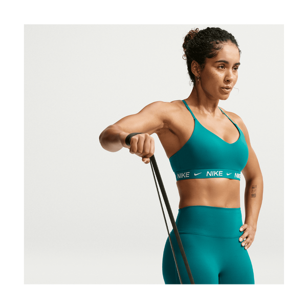 Nike Women's Indy Light-Support Padded Adjustable Sports Bra Bright Spruce