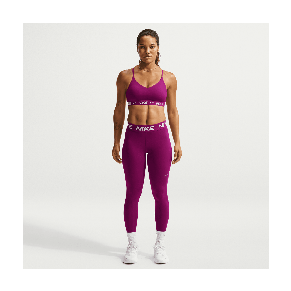 Nike Women's Indy Light-Support Padded Adjustable Sports Bra True Berry