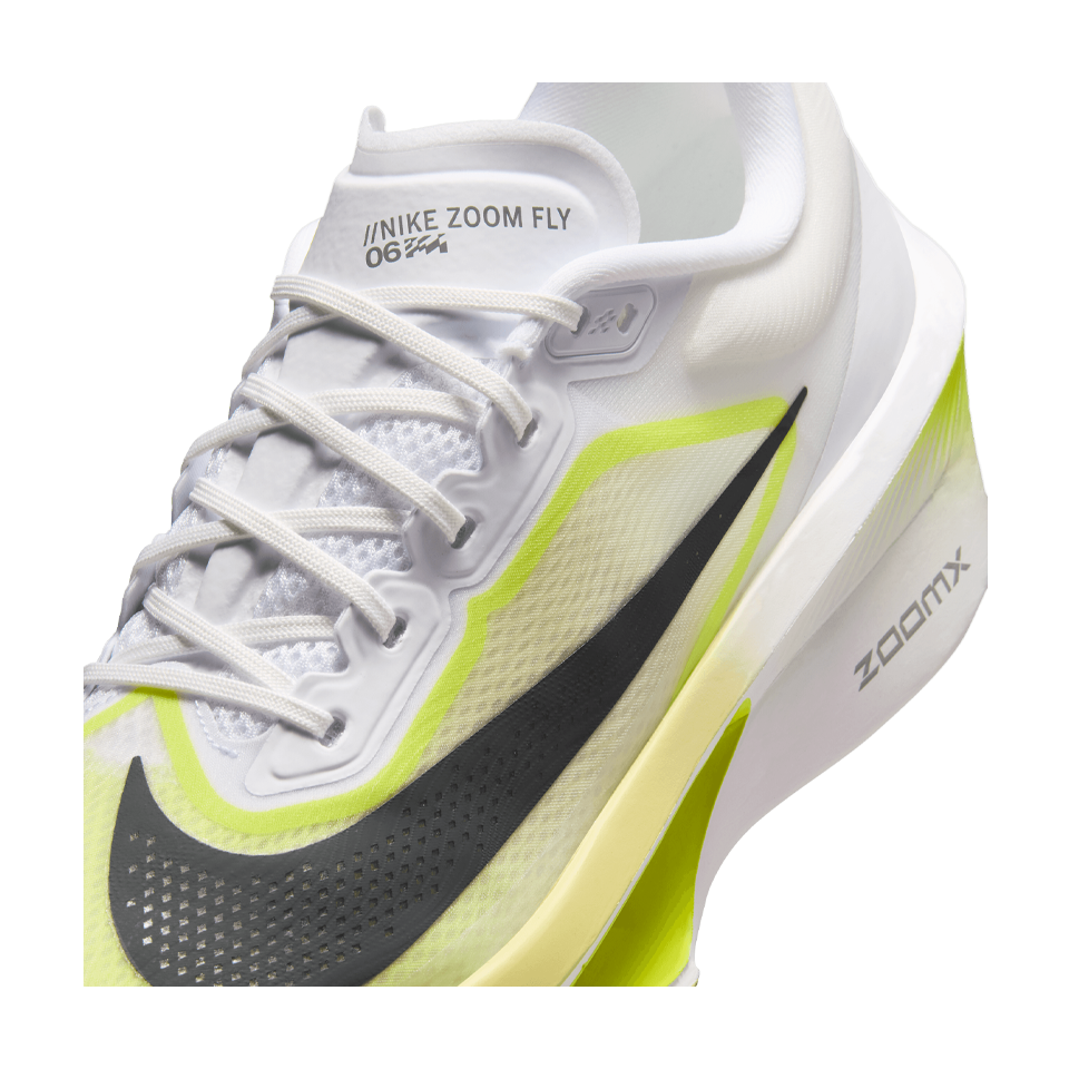 Nike Men's Zoom Fly 6 White/Lemon Venom/Lemon Chiffon/Anthracite