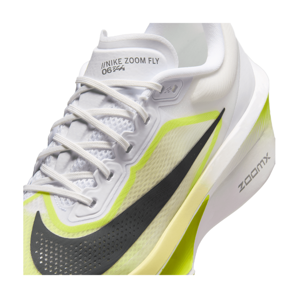 Nike Men's Zoom Fly 6 White/Lemon Venom/Lemon Chiffon/Anthracite