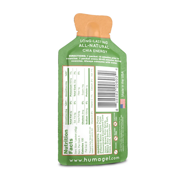Huma Energy Gel Apples And Cinnamon