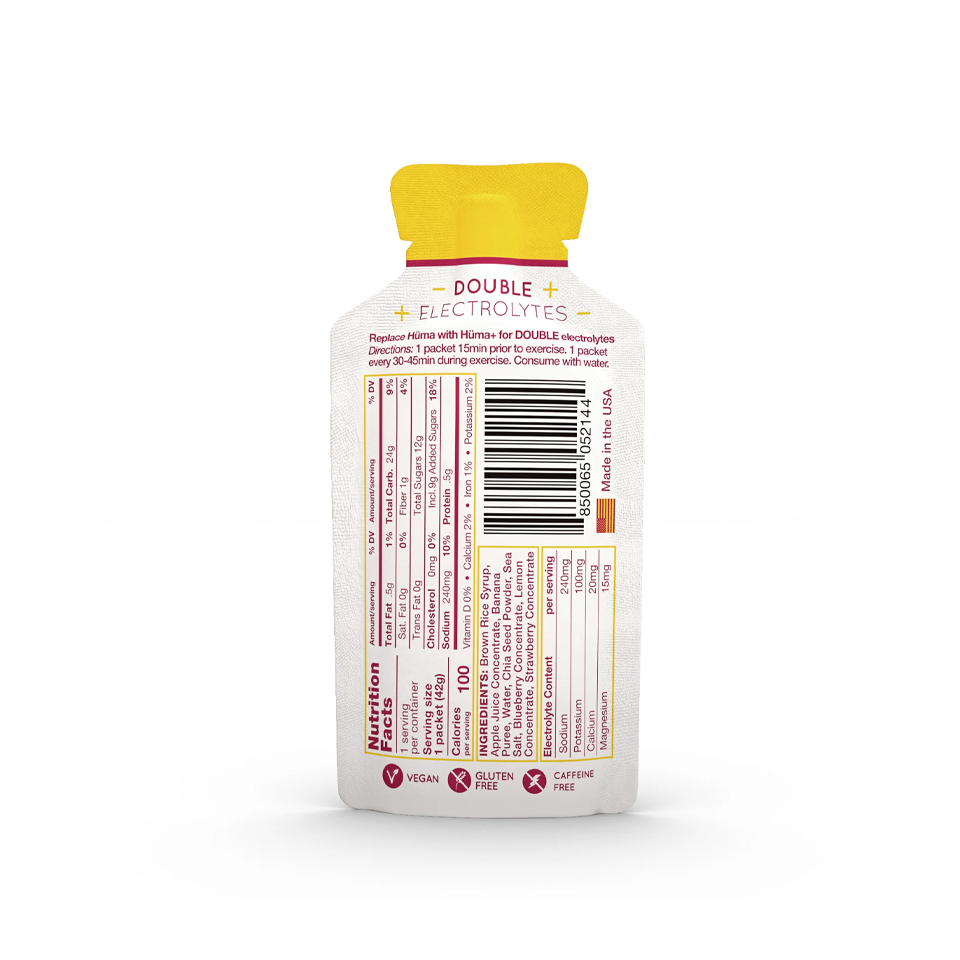 Huma Energy Gel Plus Bananas And Berries