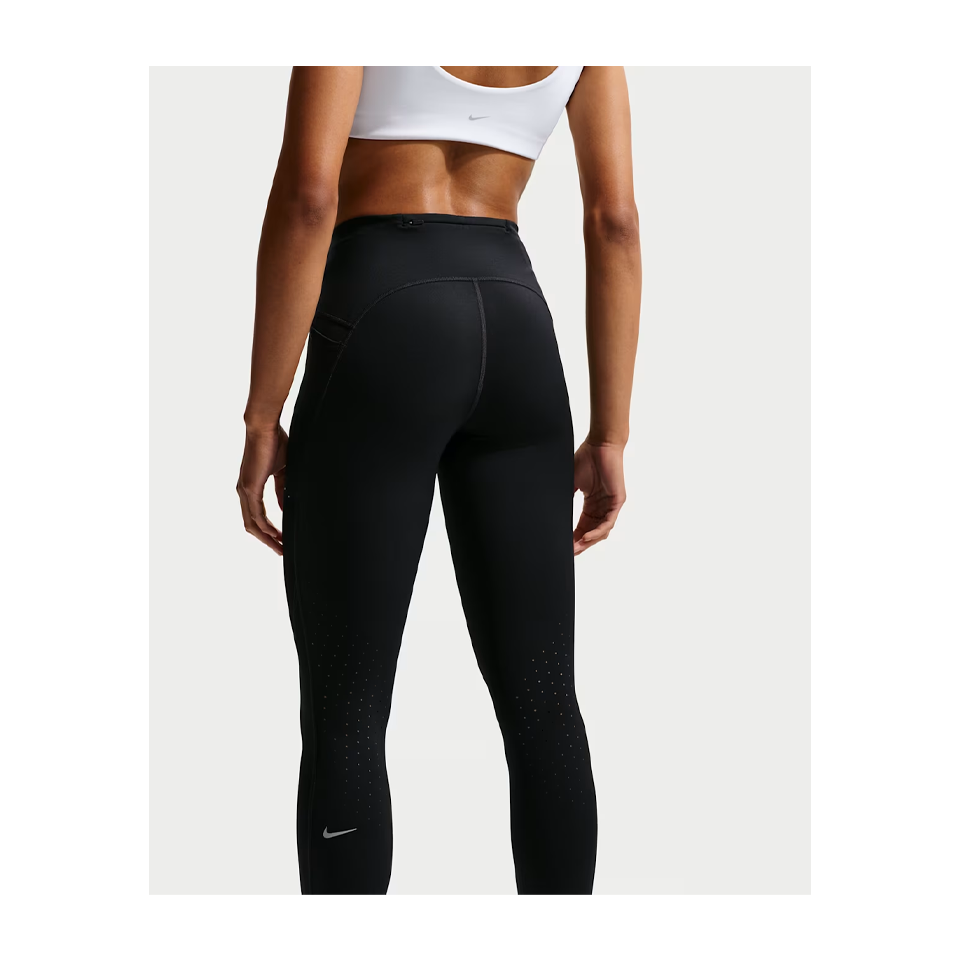 Nike Women's Swift High-Waisted 7/8 Running Leggings with Pockets Black