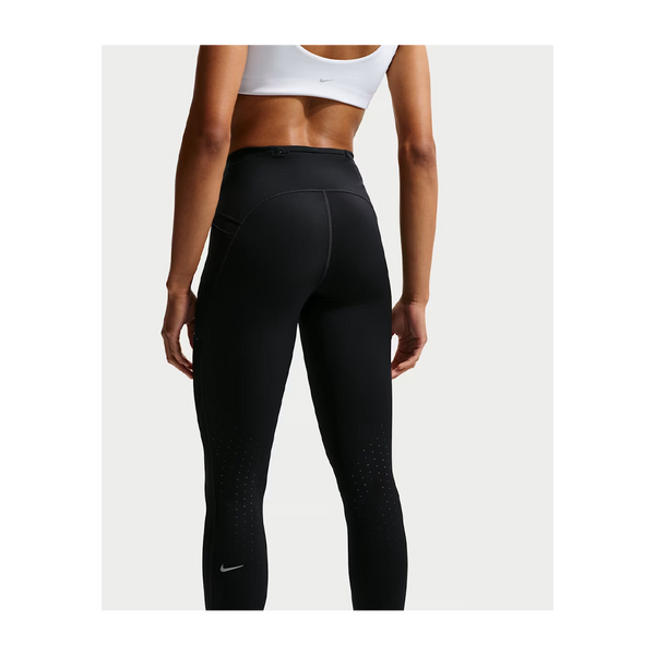 Nike Women's Swift High-Waisted 7/8 Running Leggings with Pockets Black