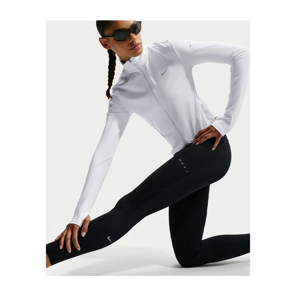 Nike Women's Swift High-Waisted 7/8 Running Leggings with Pockets Black
