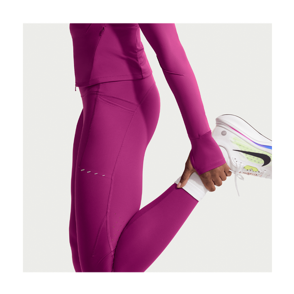 Nike Women's Swift High-Waisted 7/8 Running Leggings with Pockets True Berry