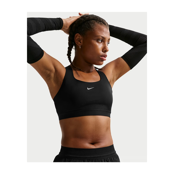 Nike Women's Swift High-Support Lightly Lined Sports Bra Black