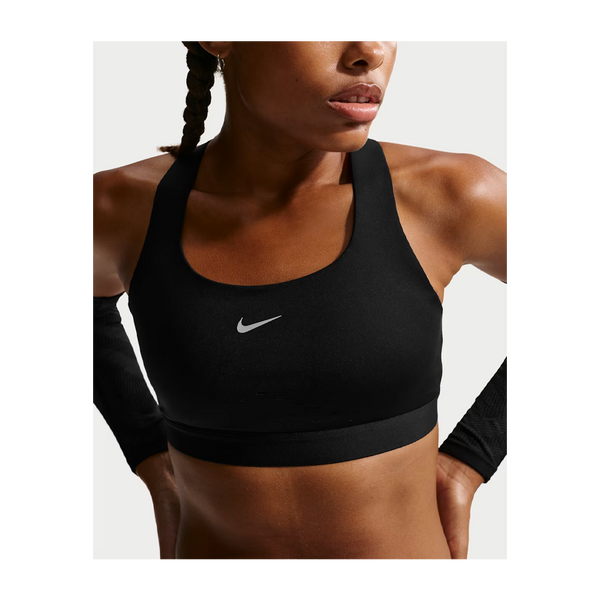 Nike Women's Swift High-Support Lightly Lined Sports Bra Black