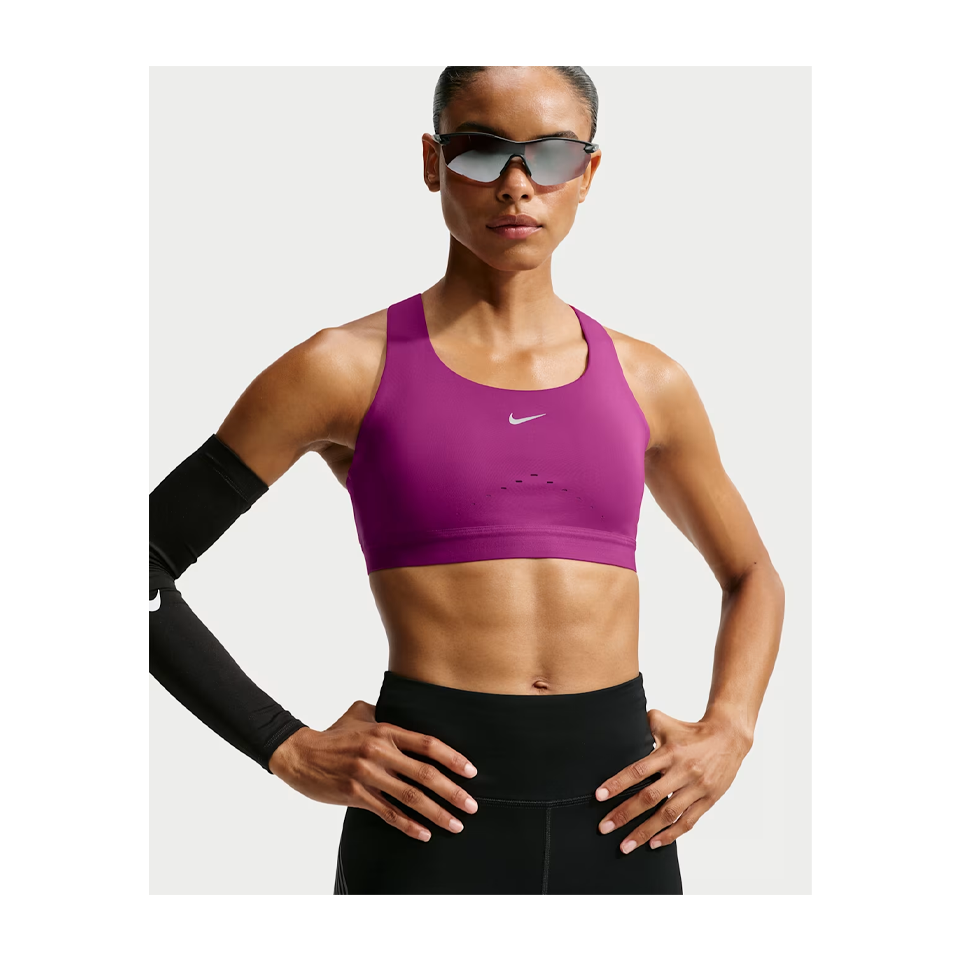 Nike Women's Swift High-Support Lightly Lined Sports Bra True Berry