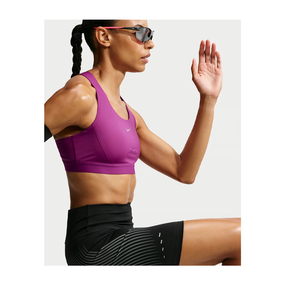 Nike Women's Swift High-Support Lightly Lined Sports Bra True Berry