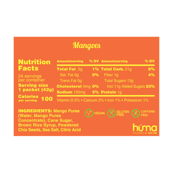 Huma Energy Gel Original Mango
