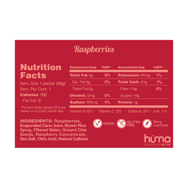 Huma Energy Gel Original Raspberry