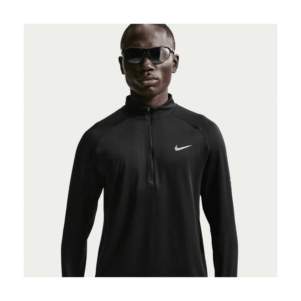 Nike Men's Stride Dri-FIT 1/2-Zip Running Mid Layer Black