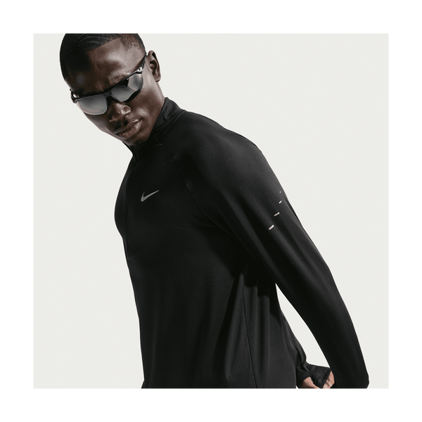Nike Men's Stride Dri-FIT 1/2-Zip Running Mid Layer Black