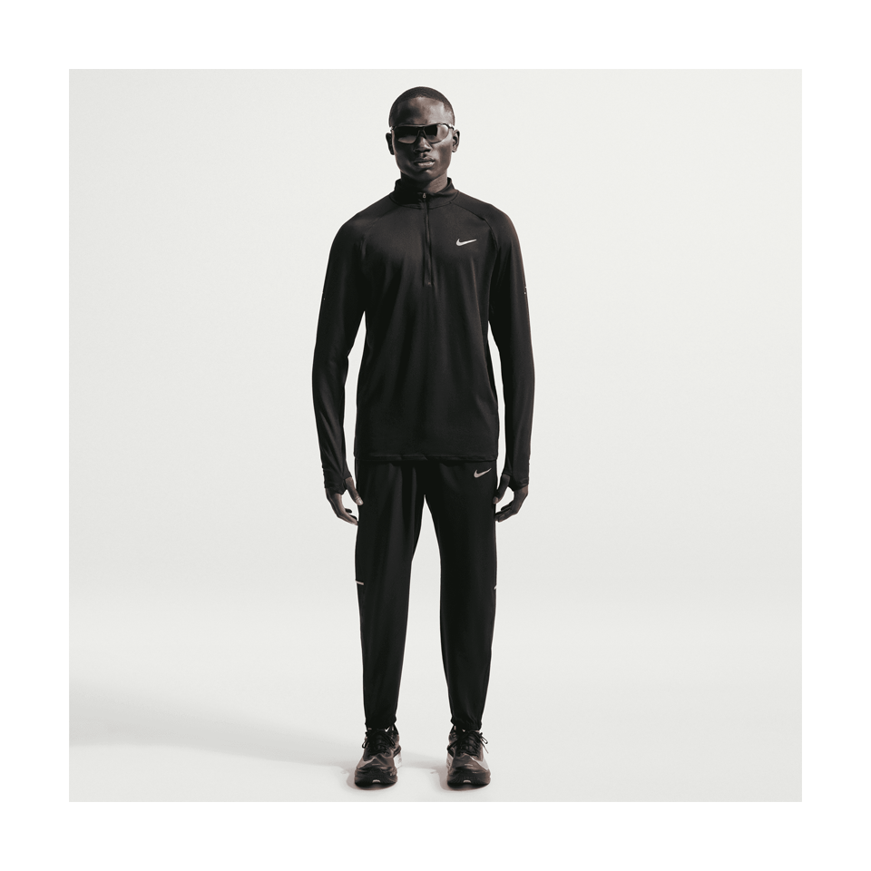 Nike Men's Stride Dri-FIT 1/2-Zip Running Mid Layer Black