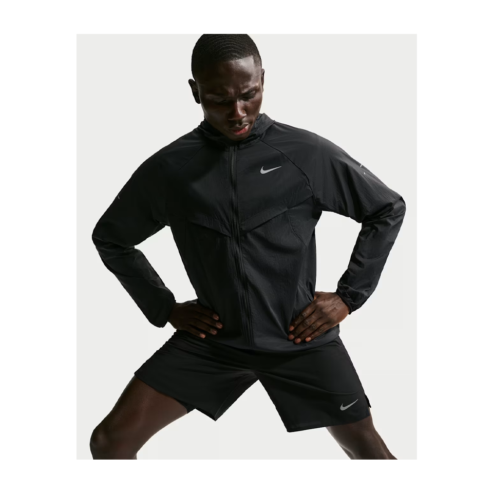 Nike Men's Stride Repel UV Running Jacket Black/Black