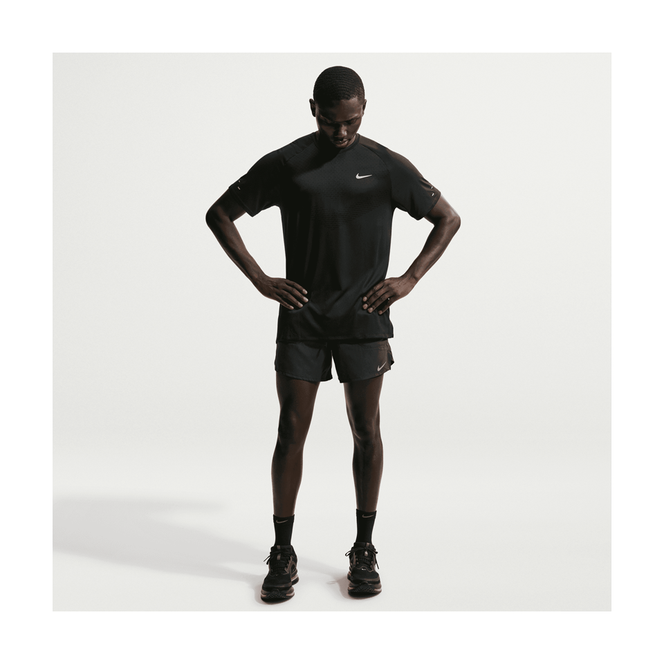 Nike Men's Stride Dri-FIT ADV Short-Sleeve Running Top Black