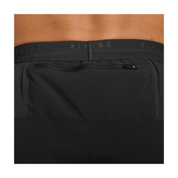 Nike Men's Stride Dri-FIT 12.5cm Brief-Lined Running Shorts Black