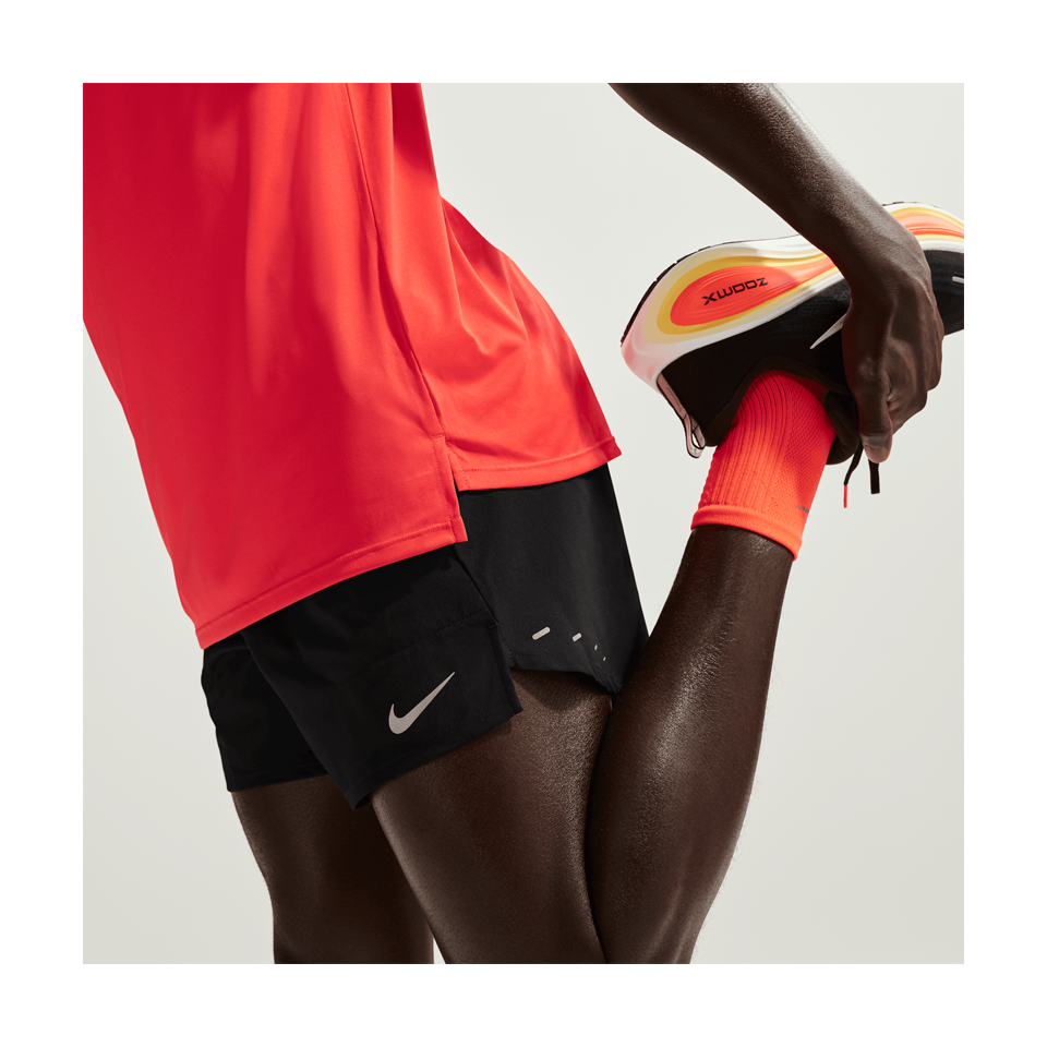 Nike Men's Stride Dri-FIT 12.5cm Brief-Lined Running Shorts Black