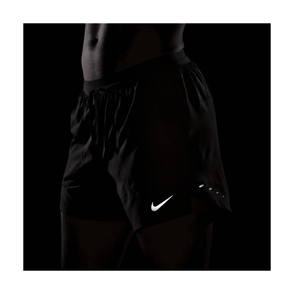 Nike Men's Stride Dri-FIT 12.5cm Brief-Lined Running Shorts Black