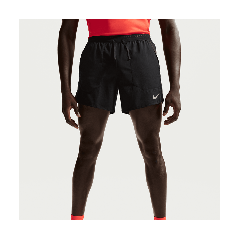 Nike Men's Stride Dri-FIT 12.5cm Brief-Lined Running Shorts Black