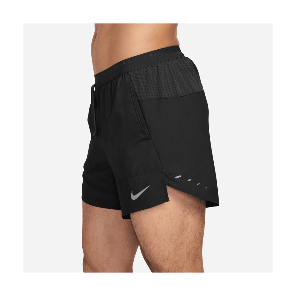 Nike Men's Stride Dri-FIT 12.5cm Brief-Lined Running Shorts Black