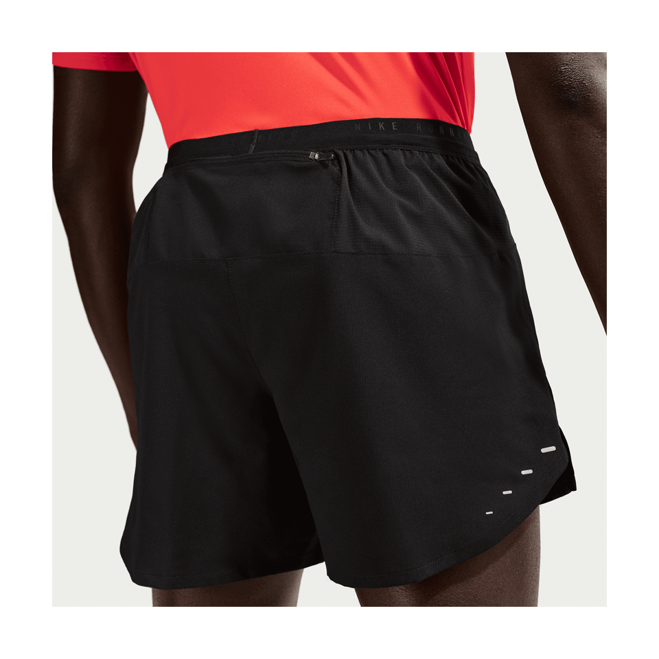 Nike Men's Stride Dri-FIT 12.5cm Brief-Lined Running Shorts Black