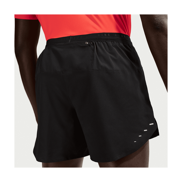 Nike Men's Stride Dri-FIT 12.5cm Brief-Lined Running Shorts Black