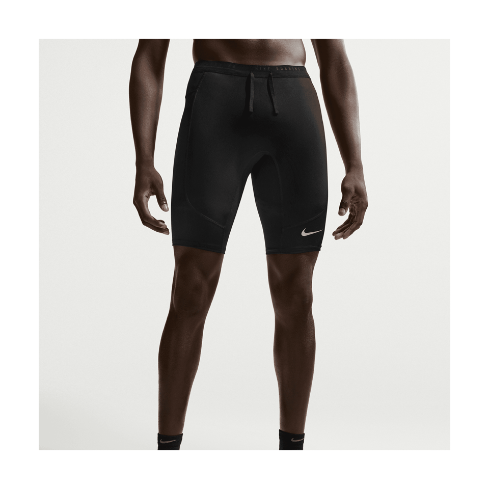 Nike Men's Stride Dri-FIT 1/2-Length Running Tights Black