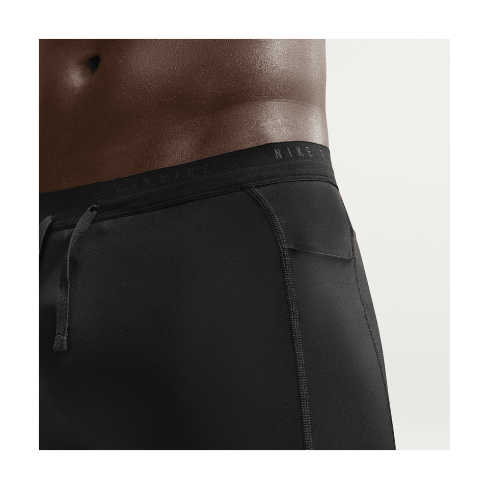 Nike Men's Stride Dri-FIT 1/2-Length Running Tights Black