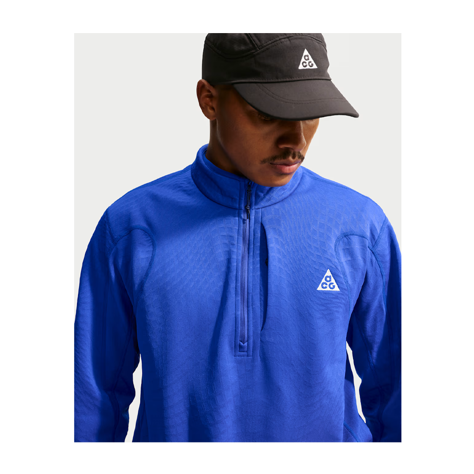ACG Men's Wolf Grid Therma-FIT 1/2-Zip Hiking Top Hyper Royal/Old Royal/Summit White