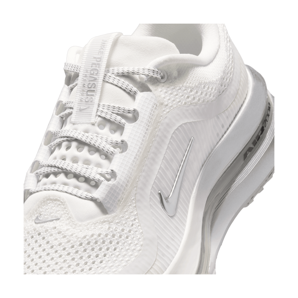 Nike Women's Pegasus Premium Summit White/Grey Fog/Black/Metallic Silver