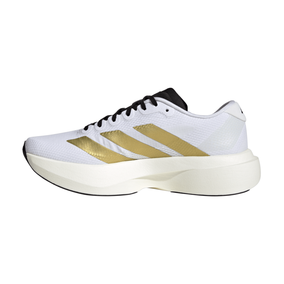 adidas Women's adizero Evo SL Ftwr White/Matte Gold/Core Black
